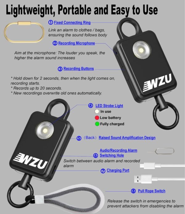 WZU  Personal Safety Alarm