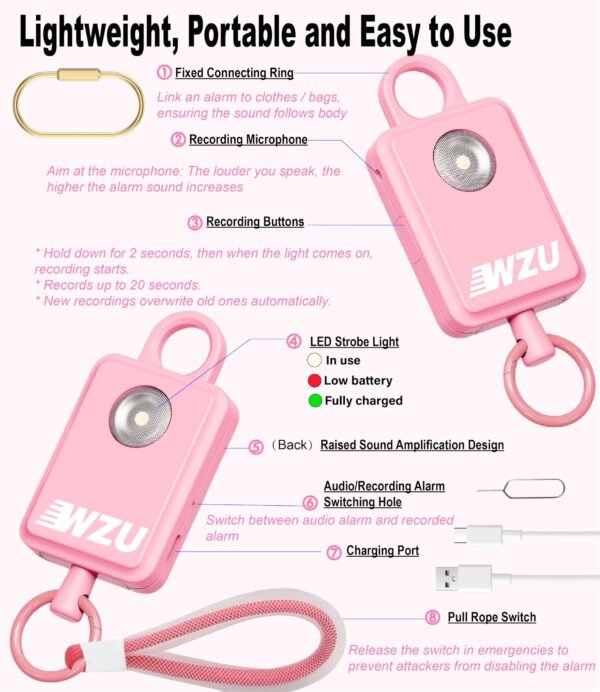 WZU  Personal Safety Alarm