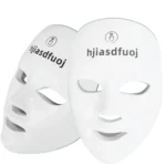 hjiasdfuoj  Red Light Therapy Mask for Face,  7+1 Colors LED Facial Skin Care Mask At Home, USB Rechargeable,Portable