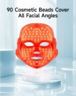 jihomiye   Red Light Therapy For Face, 7 Color Led Face Mask Light Therapy, Face Light therapy Device, Red Light Therapy, Adapt All Skin, Diminish Spots, Remove Wrinkles, Red light face mask